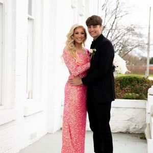 Ashley Lauren Prom Full sequin Dress